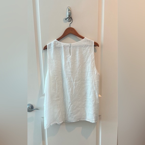 Vince Camuto  Sleeveless Top AFTERGLOW IN IVORY - Picture 13 of 16